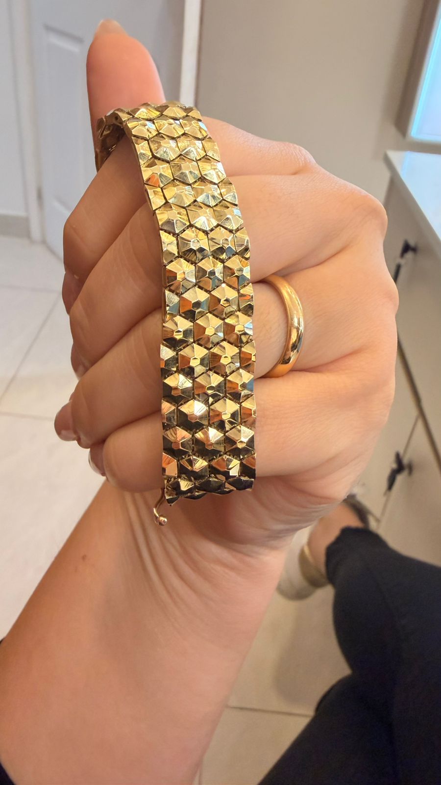 BRAZALETE DIAMANTADO 20.6G 19CM LK11